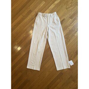 ASOS DESIGN Women’s Cream High Waist Wide Leg Dress Pants Size XS